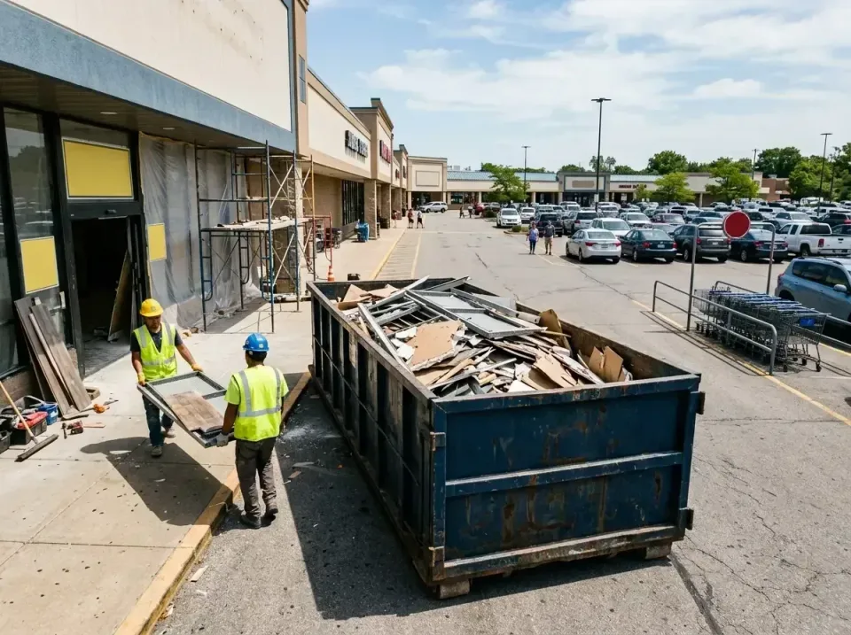 retail-store-renovation-debris-003 — frequently asked questions, Roll-off Dumpster Rentals in Conway, PA